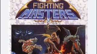 Fighting Masters Sega Mega Drive gameplay. 