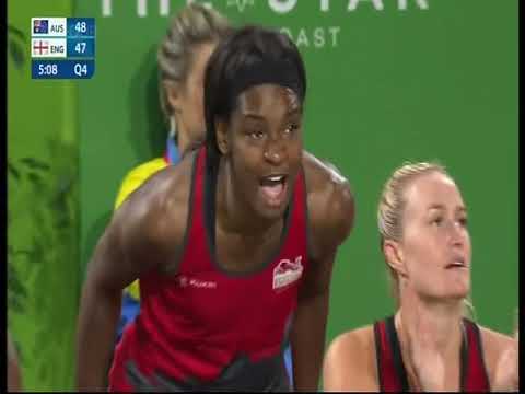 Australia v England, Commonwealth Games Womens Netball Final 2018