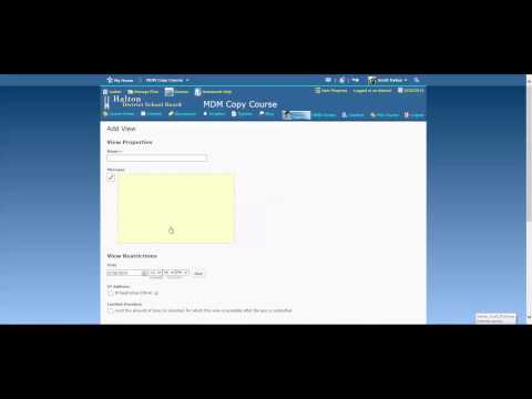 Creating A Remedial Math Quiz in D2L