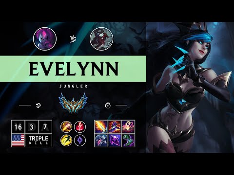 Evelynn Jungle vs Kayn - NA Challenger Patch 14.13