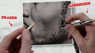 Using an AIRBRUSH & an ERASER for SKIN Textures