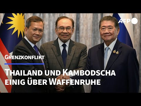 Thailand und Kambodscha stimmen bedingungsloser Waffenruhe zu | AFP
