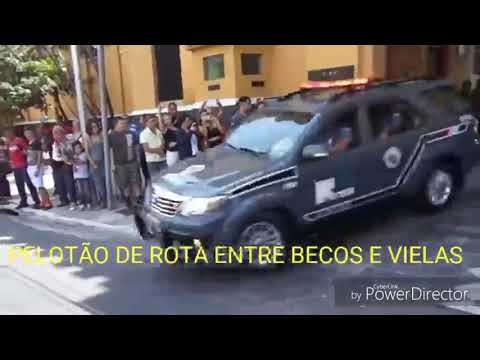 PMESP - ROTA - BARCA CINZA DESCENDO A FAVELA!