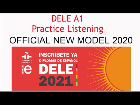 DELE A1  Instituto Cervantes. Practica Auditiva 2020