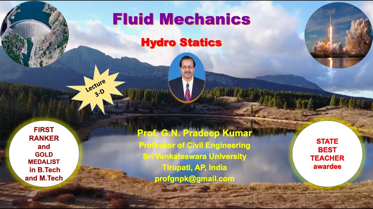 Fluid Mechanics-Hydrostatics (Part-3D)