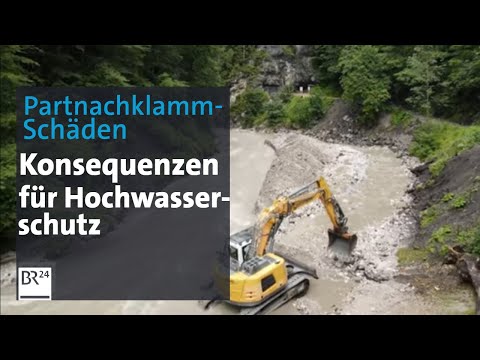 Partnachklamm-Schäden: Konsequenzen für Hochwasserschutz | Abendschau | BR24
