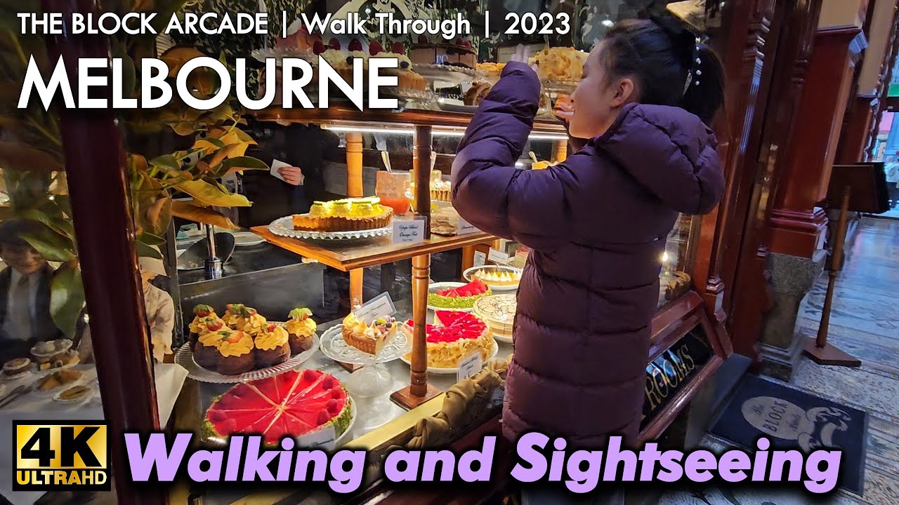 Embark on a walking tour at Block Arcade.
