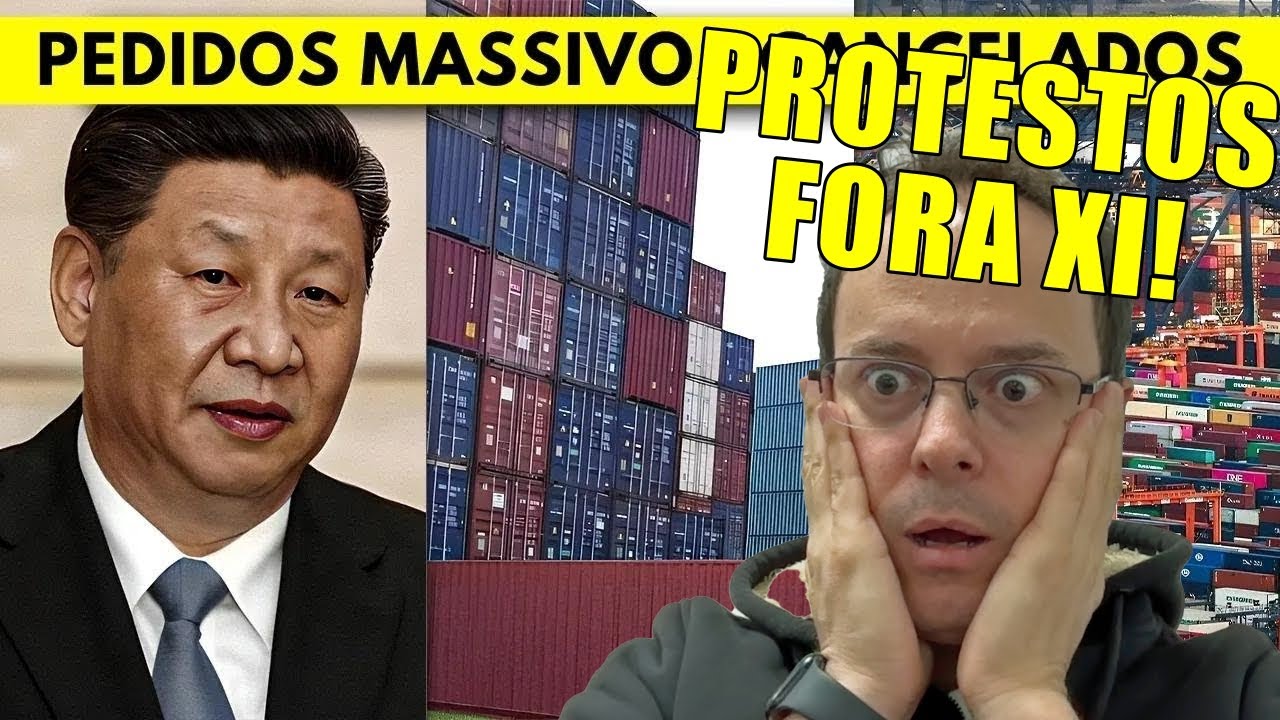 CAOS NA CHINA! PROTESTOS FORA XI JINPING!