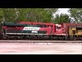 Ferromex unit on slow Union Pacific freight in Boone ...