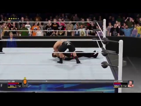 WWE 2K16 Career mode v Brock Lesner