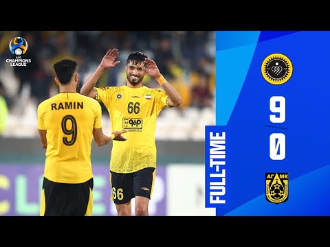 #ACL - Group C | Sepahan SC (IRN) 9 - 0 AGMK FC (UZB)