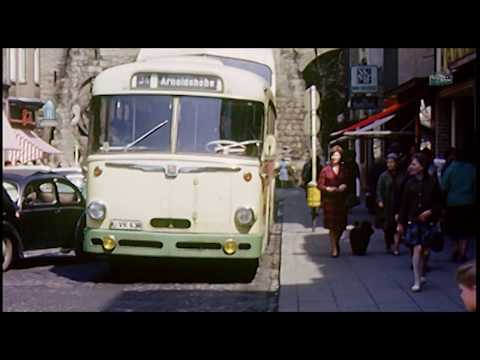 Kölner Straßenbahnen und Busse in den 60er Jahren, eine "Nahverkehrszeitreise. Vintage tram