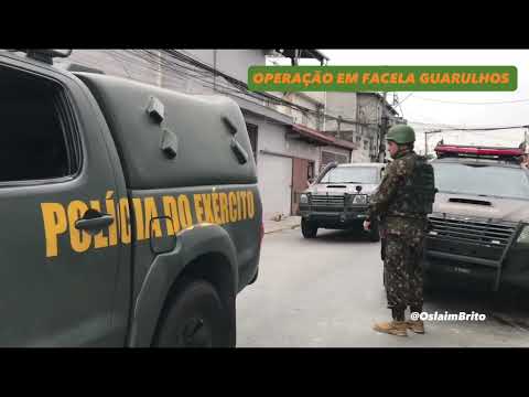 Exército e Policia toma Comunidade da Vila Galvão em Guarulhos
