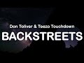 Don Toliver Teezo Touchdown BACKSTREETS Clean Lyrics