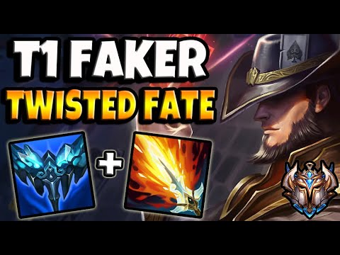 T1 Faker TWISTED FATE vs AKALI [ MID ] Patch 11.10 Ranked Korea ✅