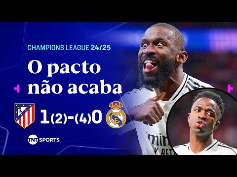 Gols e lances de Atlético de Madri x Real Madrid