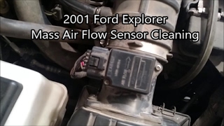 Ford Explorer Mass Air Flow Sensor Cleaning
