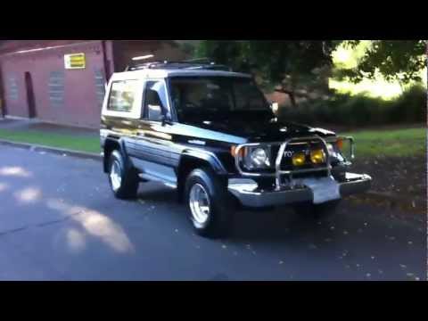 Landy BJ74 3.4 litre LX FRP Top Landcruiser Turbo Diesel @ Edward Lee's