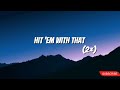 Taffy Feeling On My Body Remix Lyrics Ft PLUTO