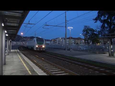 E.402B TITOLARE DELL' INTERCYTI IN TRANSITO A LA SPEZIA MIGLIARINA. 7 - 4 - 2018