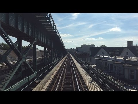 NYC Subway HD 60fps: R62A 7 Express & Local Train Railfan Window Roundtrips (6/24/15)