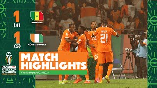 HIGHLIGHTS | Senegal ???? Côte d'Ivoire | #TotalEnergiesAFCON2023 - Round of 16