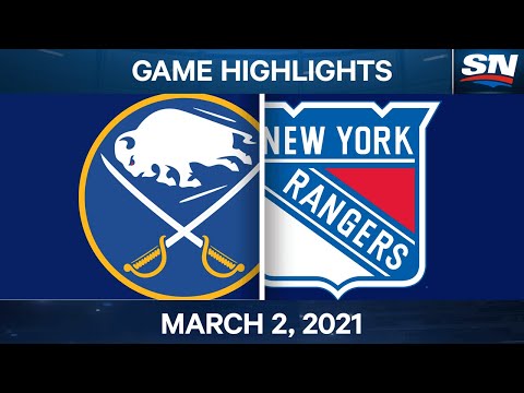 NHL Game Highlights | Sabres vs. Rangers – March 02, 2021