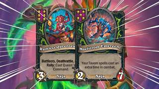 2x6 GOLDEN COMBAT NAGAS?! | Hearthstone Battlegrounds