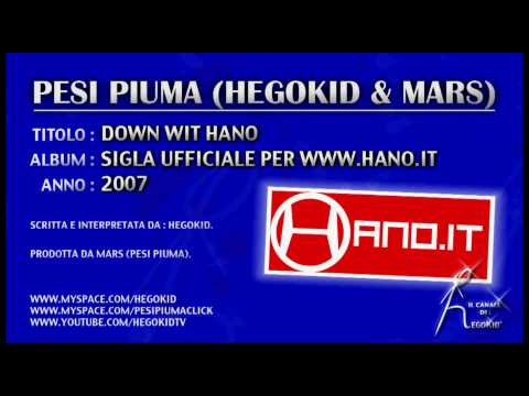 Pesi Piuma (HegoKid & Mars) - DOWN WIT HANO - Sigla ufficiale per il sito www.hano.it