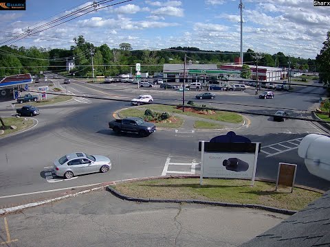 Sharx Security Demo Live Cam: rotary traffic circle Derry NH USA