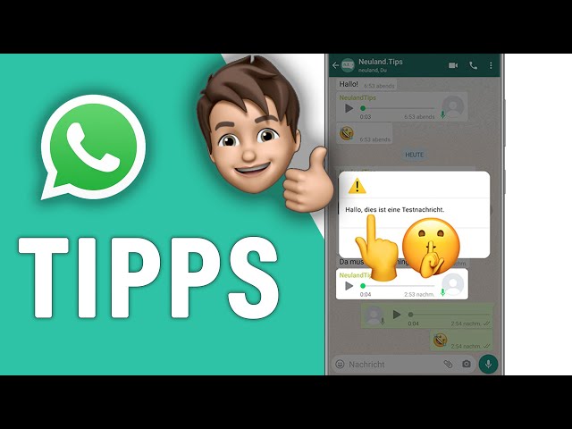 הגיית וידאו של WhatsApp בשנת גרמנית