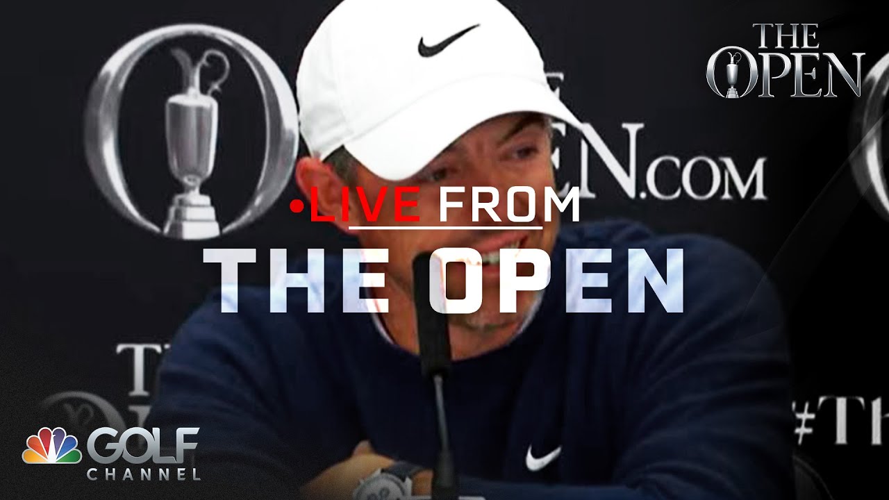 Rory McIlroy excited for homecoming at Portrush (FULL PRESSER) | Live From The Open | Golf Channel - YouTube