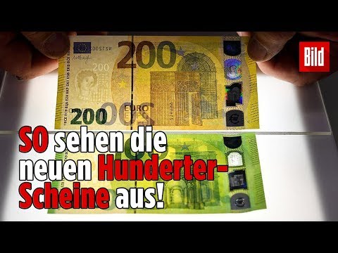 Diese neuen Euro-Scheine sollen Geld-Fälscher zum Schwitzen bringen!