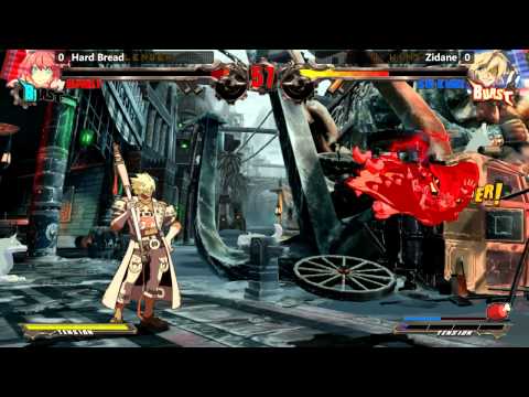 Guilty Gear Xrd @ NEC15 Salty Suite - Hard Bread (Elphelt) vs Zidane (Sin) [720p/60fps]