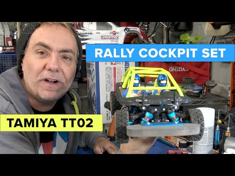 Tamiya 54491 RC RALLY CAR COCKPIT SET for theTAMIYA TT02 Subaru Impreza Monte-Carlo ’99