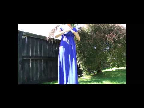 Maternity Breastfeeding Maxi Dress