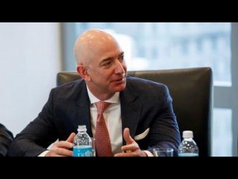 , title : 'President Trump vs Amazon CEO Jeff Bezos'