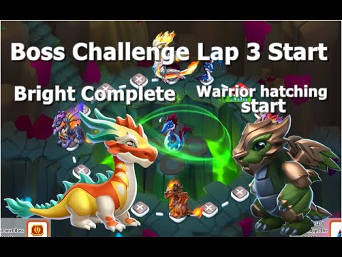 Have you got Bright and Warrior Dragons-Dragon Mania legends | Boss challenge lap 3 start | DML