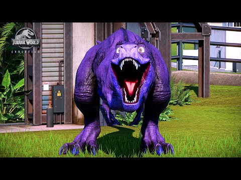 Hulk Indominus Rex Vs King Shark Joker Vs Chomper | Jurassic World Evolution