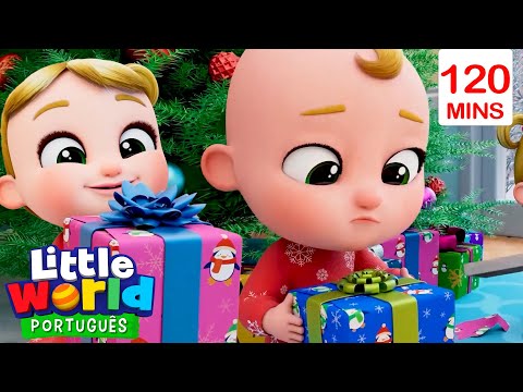 Manhã de Natal Encantada! 🎄 | Nina e Nico - Little World Português | Músicas Clássicas Infantis