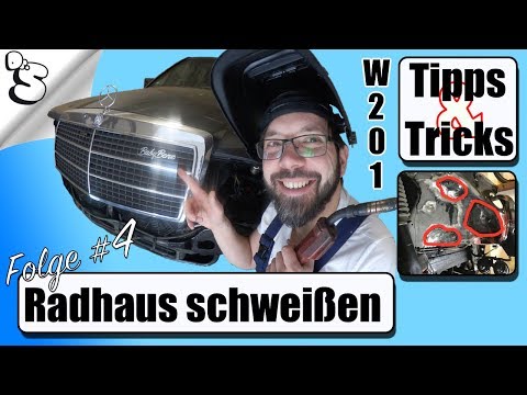 Radhaus schweißen, Rostmassaker 0_0   - W201 wird Oldtimer | Folge 4