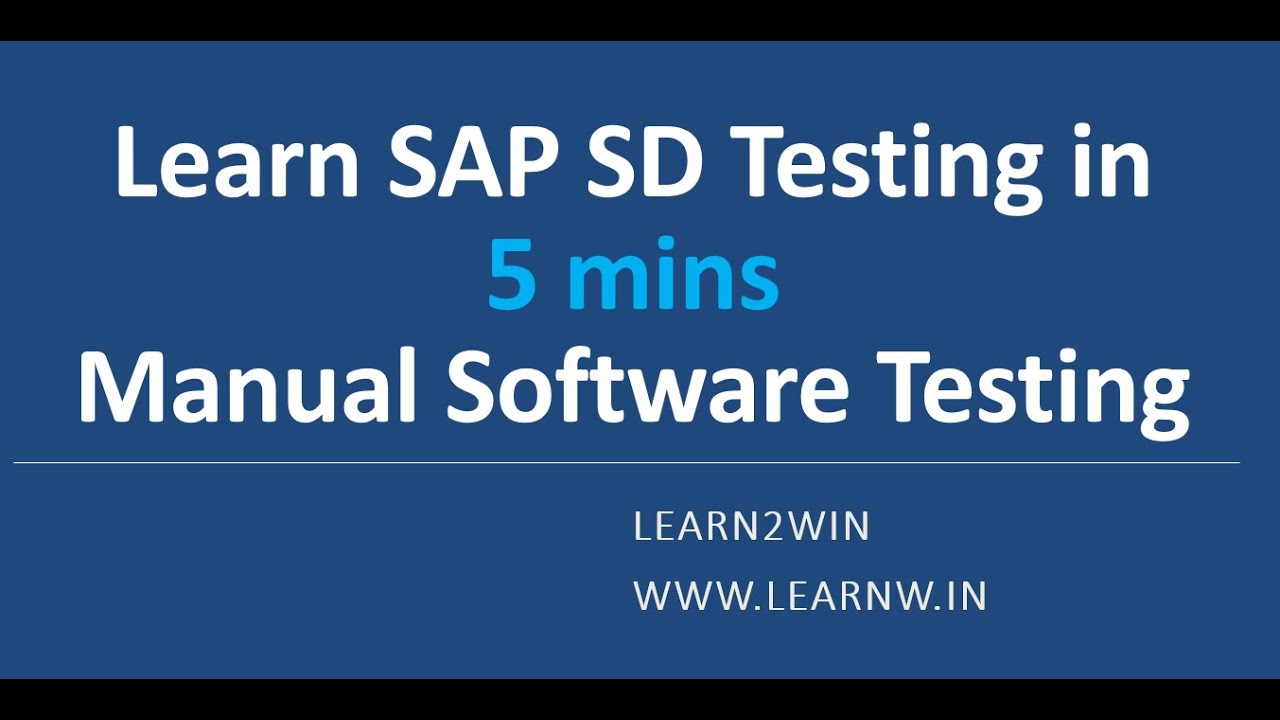 Testing SAP Application | SAP Manual Testing | manual software testing | testcase execution writing