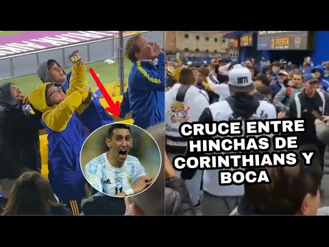 "RESUMEN de los HINCHAS de BOCA JUNIORS vs CORINTHIANS (TikTok)" Barra: La 12 • Club: Boca Juniors