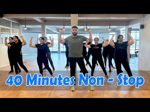 40 Minutes Non - Stop Zumba Dance Workout | Exercise To Lose Weight FAST | Step-N-Rise
