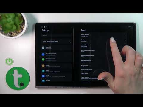 How to Find & Manage Sound Settings on a LENOVO Yoga Tab 11