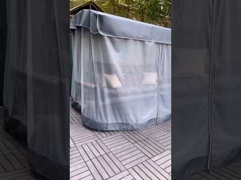 Гойдалки Садові Карлеоне з москітною сіткою #качели