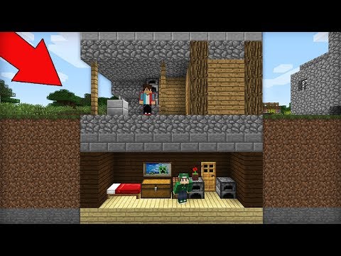 ВСЁ ЭТО ВРЕМЯ МОЙ ДРУГ ЖИЛ ПОД МОИМ ДОМОМ В МАЙНКРАФТ 100% ТРОЛЛИНГ ЛОВУШКА MINECRAFT ДОМ ДРУГА