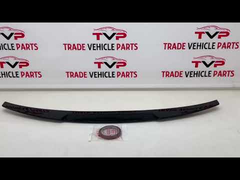 Fits Audi A4 B8.5 2012-2015 Rear Trunk Boot Lip Spoiler Sport Gloss Black video