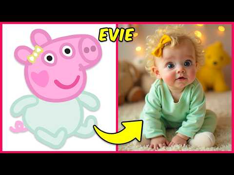 🐽 Les Personnages de PEPPA PIG en HUMAINS 😱 + Devine la VOIX...! Suzy Sheep, George Pig, Zoé Zébra