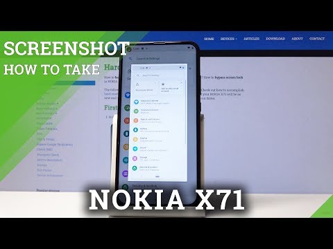 How to Take Screenshots on NOKIA X71 - Capture Screen Tutorial